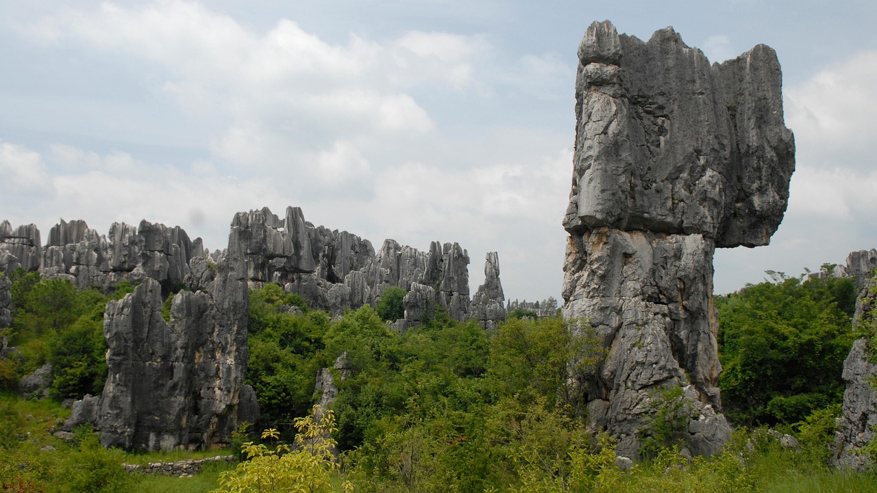 石林阿诗玛石 · Ashima Rock, Stone Forest